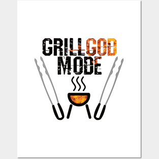 Grill God Mode Posters and Art